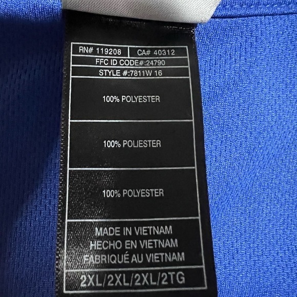 Adidas Gold State Warriors Kevin Durant 35 NBA4her Basketball Jersey Women XXL - Picture 7 of 7